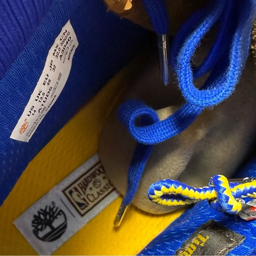 New Timberland‎ Golden State Warriors Men Size 14 The City Hardwood Classics